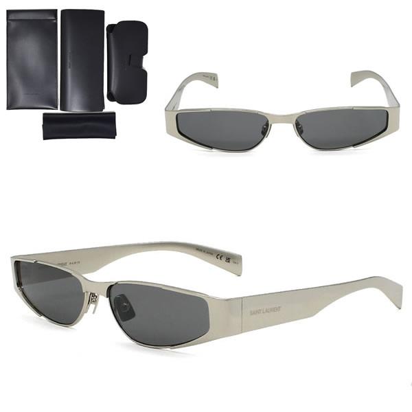 サンローラン サングラス SAINT LAURENT SL 739 001 サングラス SL739-001 ノーズパット シルバー グレー メンズ レディース ユニセックス