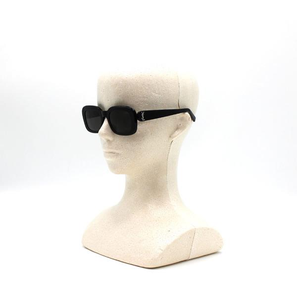 並行輸入品 サンローラン サングラス SAINT LAURENT SL M130/F-001 SLM130F-001 アジアンフィット メンズ レディース ユニセックス ブラックの画像