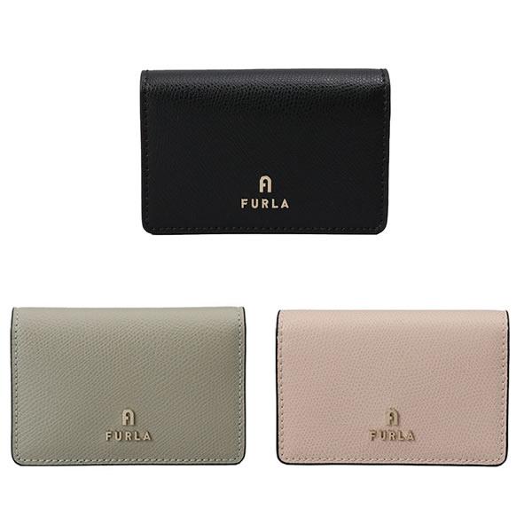 フルラ FURLA カードケース WP00306 CAMELIA BUSINESS CARD CASE NERO MARMO