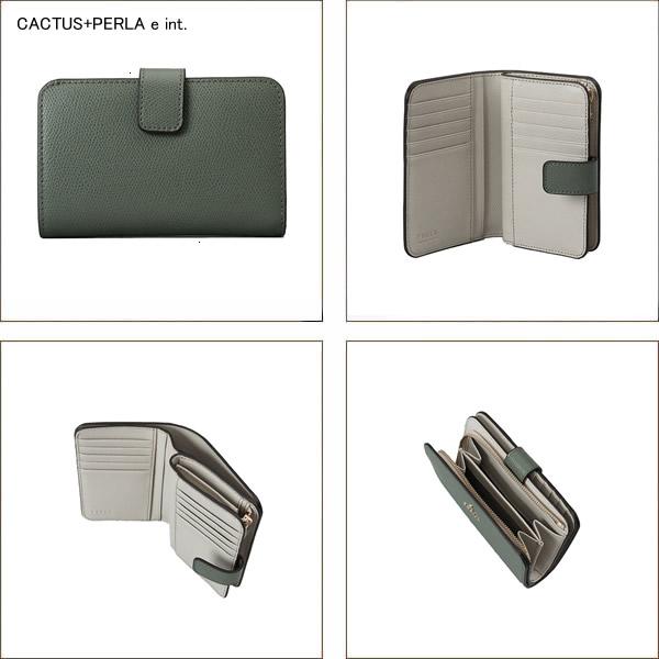 フルラ 財布 FURLA 二つ折り財布 折り畳み WP00314 CAMELIA M COMPACT WALLET ブラック グレー ベージュ グリーン｜marcoplus｜05