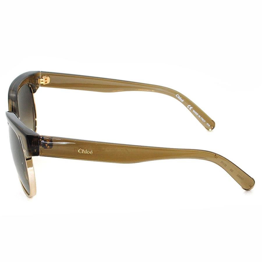 ま*る様 正規品 Chloé／クロエ サングラス CE666S-971 クリア 楽天市場】クロエ Chloe サングラス CE666S-971 クリア UVカット