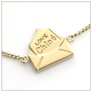 Chloe クロエ レター モチーフ ブレスレット ゴールド 2B0692 CE9/091 