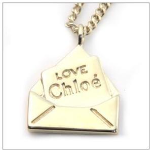 Chloe クロエ レター ネックレス ゴールド 2O0657 CE9/091