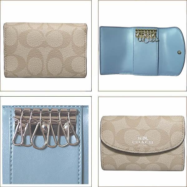 COACH（コーチ） 6連キーケース F52852 ペイトン シグネチャー 