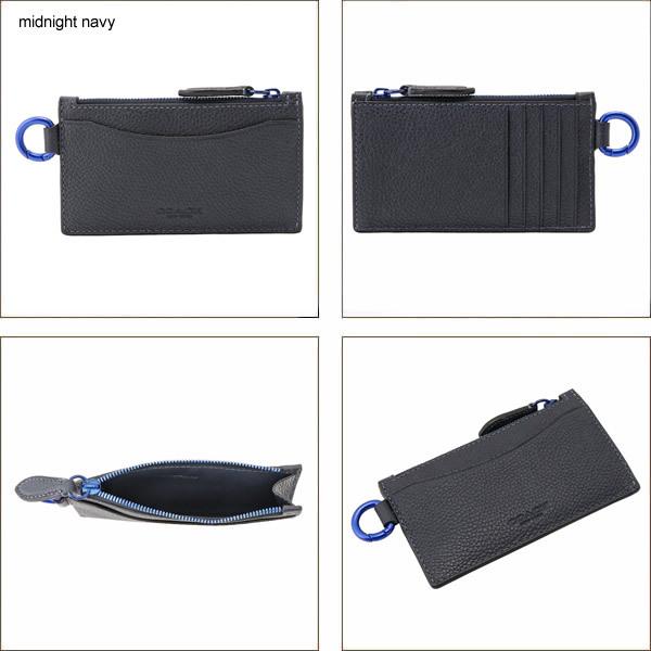 COACH（コーチ） カードケース コインケース ZIP CARD CASE WITH