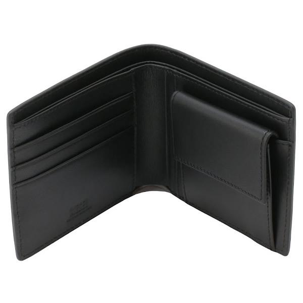 【タイムセール】 ディーゼル 財布 DIESEL 二つ折り財布 折り畳み X08433 PR818 T8013 小銭入れ付 メンズ ウォレット HIRESH S ブラック 【1818196136】(9900円)