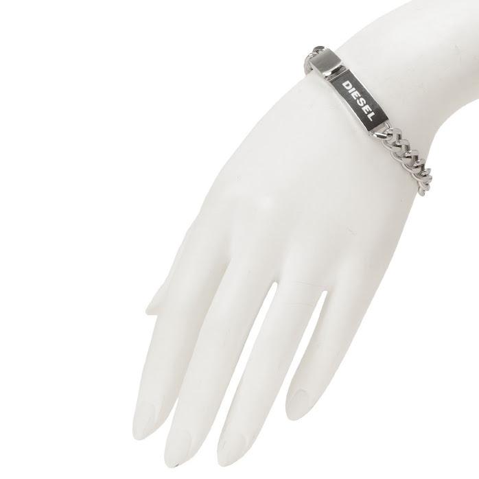 DIESEL ディーゼル ブレスレット DX0966040 ロゴプレート