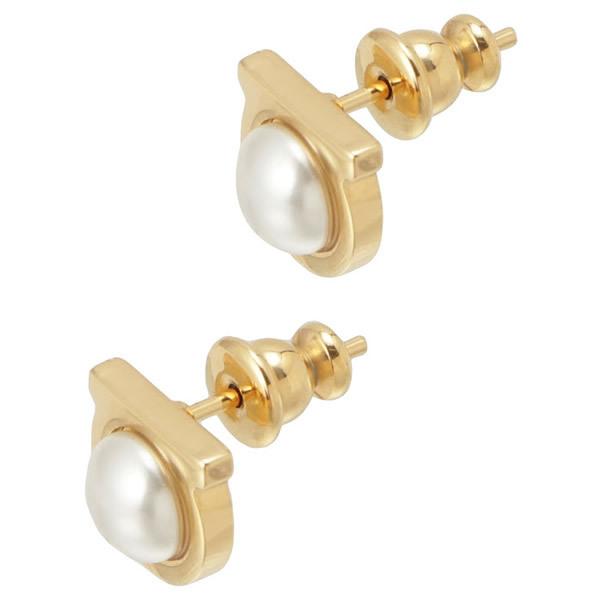 フェラガモ FERRAGAMO ピアス ガンチーニ 760121 696454 FERRAGAMO フェラガモ ピアス Ferragamo GANCINI PEARL EARRING