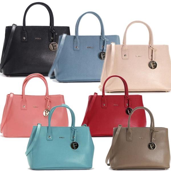 FURLA フルラ ショルダーバッグ LINDA S リンダ BDR5 ブラック ベージュキャメル ピンク レッド ブルー 777946 793548 793552 794207 794205 794206 797948｜marcoplus