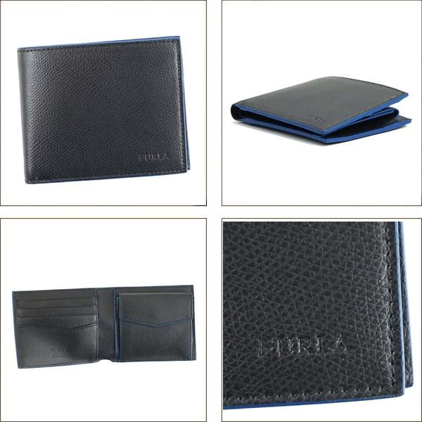 大人気新品 2ツオリコゼニ Apollo Man 折りたたみ 二つ折り財布 フルラ Furla Pq37 8670 8671 8679 7046 ライトグレー ブラウン ネイビー ブラック メンズ 財布