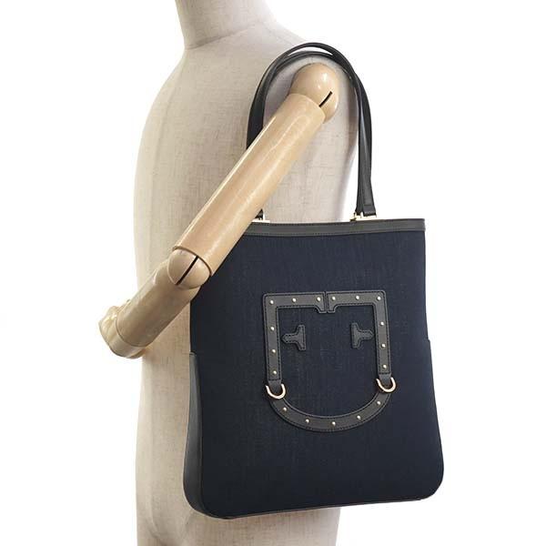 FURLA フルラ バッグ トートバッグ FORTEZZA M TOTE BVP9 ダークブルー 