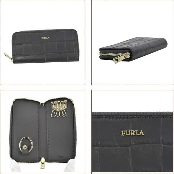 FURLA フルラ キーケース 4連 BABYLON KEYCASE L ZIP AROUND