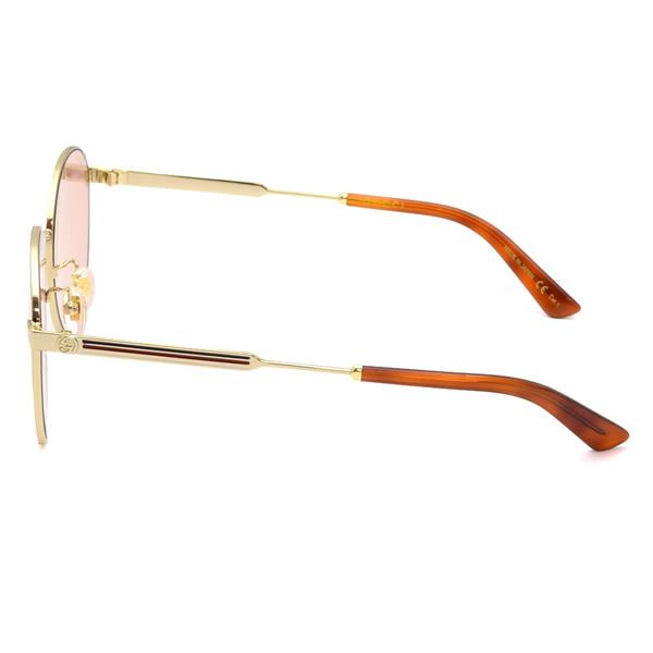 GUCCI サングラス GG0853SKゴールドフレーム　ピンク　オレンジ GUCCI（グッチ） サングラス GUCCI GG0853SK-005 サングラス アジアン