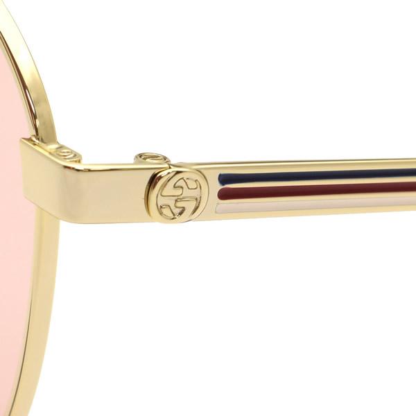 GUCCI サングラス GG0853SKゴールドフレーム　ピンク　オレンジ GUCCI（グッチ） サングラス GUCCI GG0853SK-005 サングラス アジアン