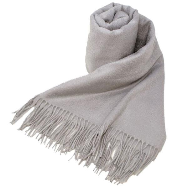 送料込 ジョンストンズ マフラー Johnstons Wasa0158 大判 ストール Light Grey マフラー カシミア 100 メンズ レディース 現金特価 Brivanbiotech Com