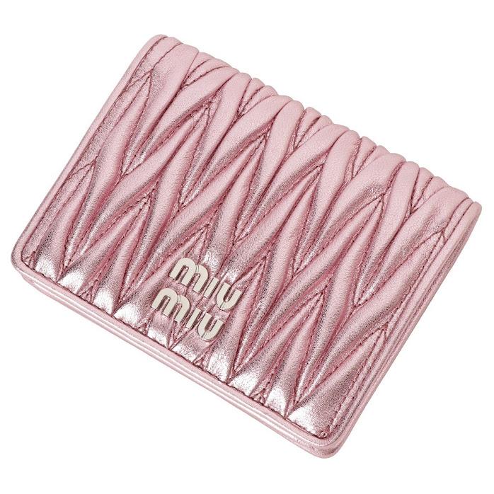miu miu（ミュウミュウ） 財布 MIUMIU MIU 二つ折り財布 折り畳み