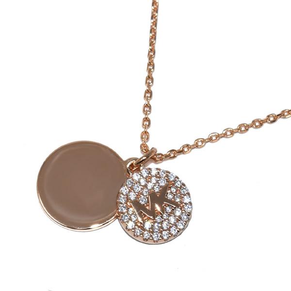 マイケルコース ネックレス MICHAEL KORS MKC1515AN791 PAVE COIN NECK 