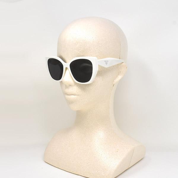 プラダ サングラス PRADA 0PR 19ZSF 1425S0 56 サングラス グラサン UV100％ メンズ レディース タルク ダークグレーの画像