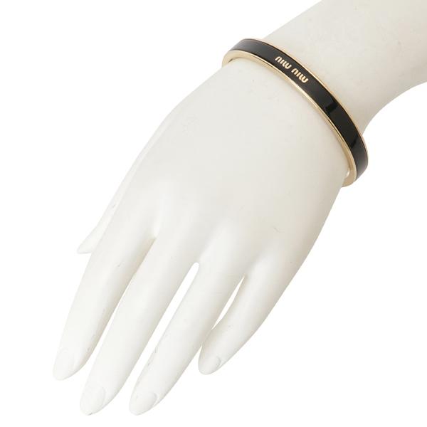 miu miu（ミュウミュウ） バングル 5JB408 2F6T F0002 F0009 M ロゴ