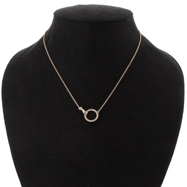 スワロフスキー SWAROVSKI ネックレス 5489573 シンボリック クリスタルパヴェ ペンダント ローズゴールド レディース
