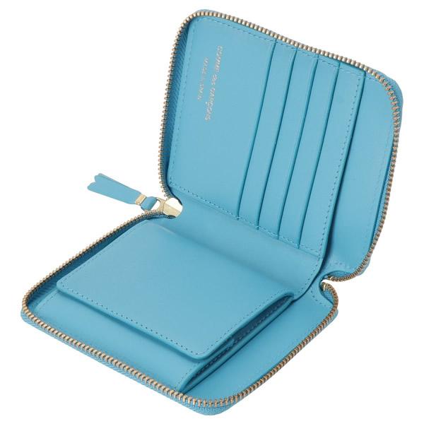 コムデギャルソン 財布　SA2100　ネイビー コムデギャルソン COMME des GARCONS SA2100 二つ折り財布