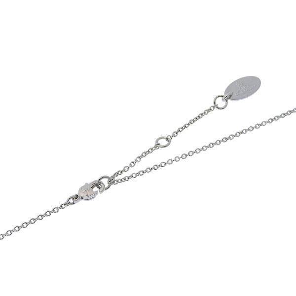 並行輸入品 ヴィヴィアンウエストウッド Vivienne Westwood ネックレス ペンダント アクセサリー シルバーピンク CONCETTA BR PENDANT NECKLACE 630203F0 02P524の画像