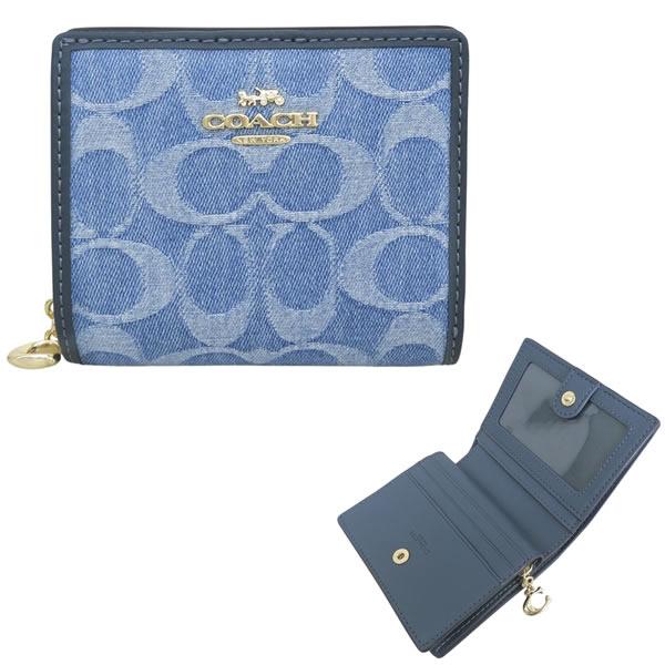 COACH（コーチ） 並行輸入品 二つ折り財布 折り畳み 折財布 コンパクト