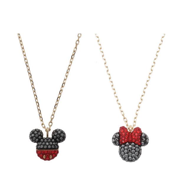 ぽっきりsale対象 スワロフスキー ネックレス Swarovski ミッキーマウスモチーフ ミニーマウスモチーフ クリスタル ペンダント Minnie Mickey 再入荷 Www Yalaphone Com