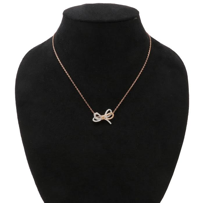 ゆきりん　スワロフスキー　Lifelong Bow ピアス&ペンダント SWAROVSKI スワロフスキー Swarovski ネックレス ピアス リボン