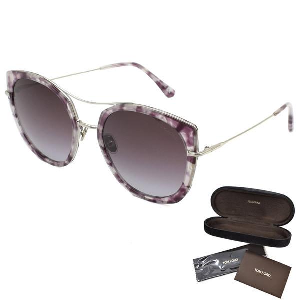 トムフォード サングラス TOM FORD FT0760-F-56T-58 TF760-F Joey メンズ マーブル シルバー グレーグラデーション