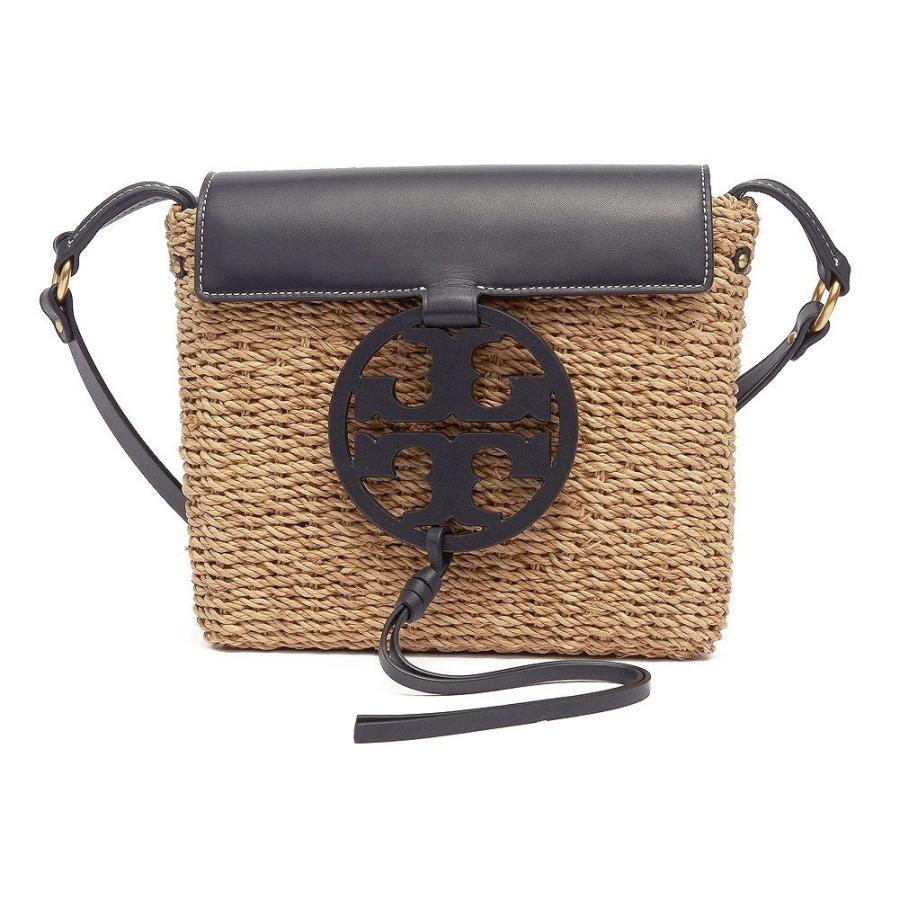 TORY BURCH トリーバーチ ショルダーバッグ MILLER STRAW CROSSBODY 53236 MIDNIGHT 458