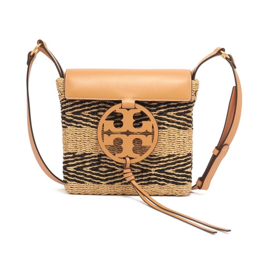 TORY BURCH トリーバーチ ショルダーバッグ MILLER STRIPE STRAW CROSSBODY 54549 NATURAL