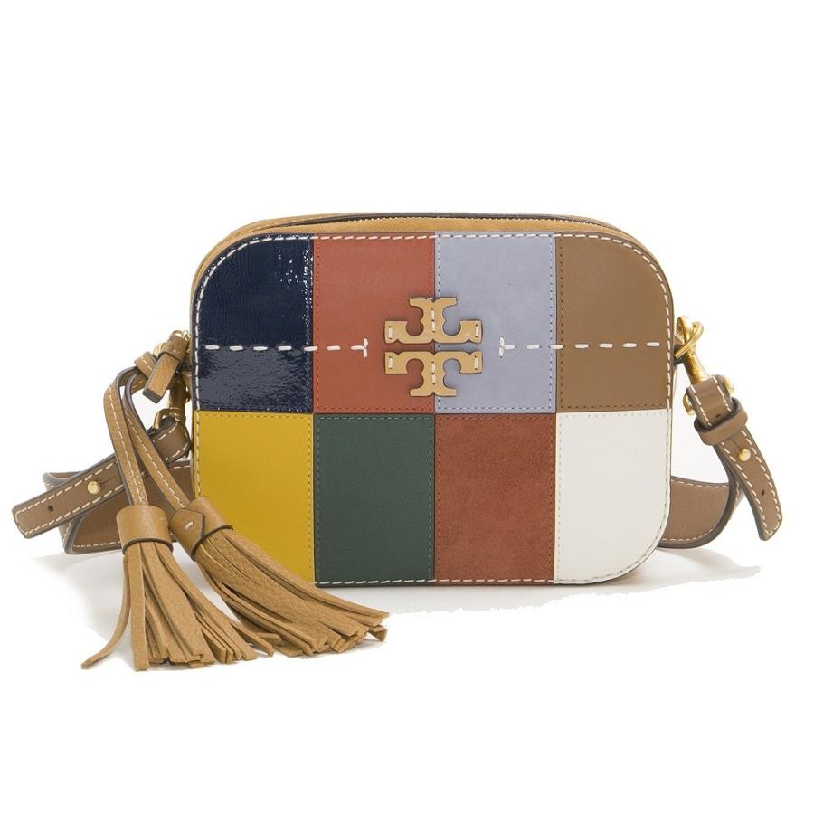 TORY BURCH トリーバーチ ショルダーバッグ MCGRAW PATCHWORK CAMERA BAG 58079 ASSAM 214