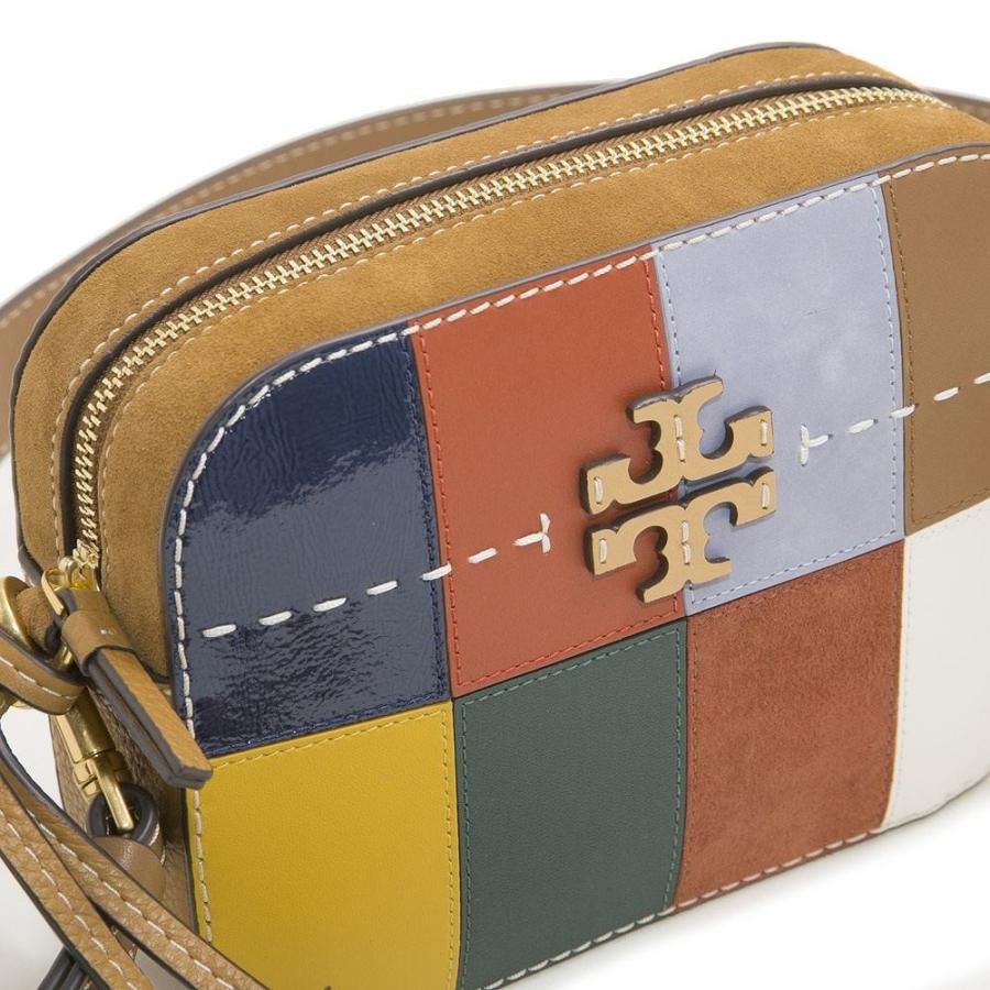 TORY BURCH トリーバーチ ショルダーバッグ MCGRAW PATCHWORK CAMERA BAG 58079 ASSAM 214