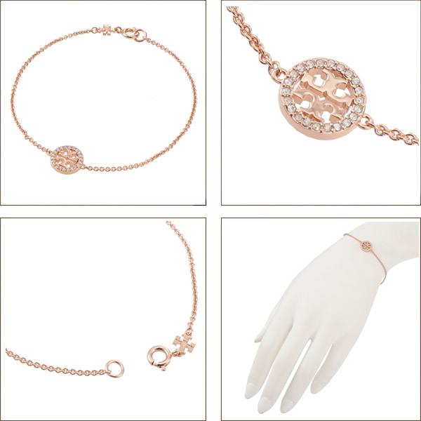 Tory Burch Miller ブレスレット 80997-042 Miller Pavé Chain Bracelet: Women's Designer Bracelets