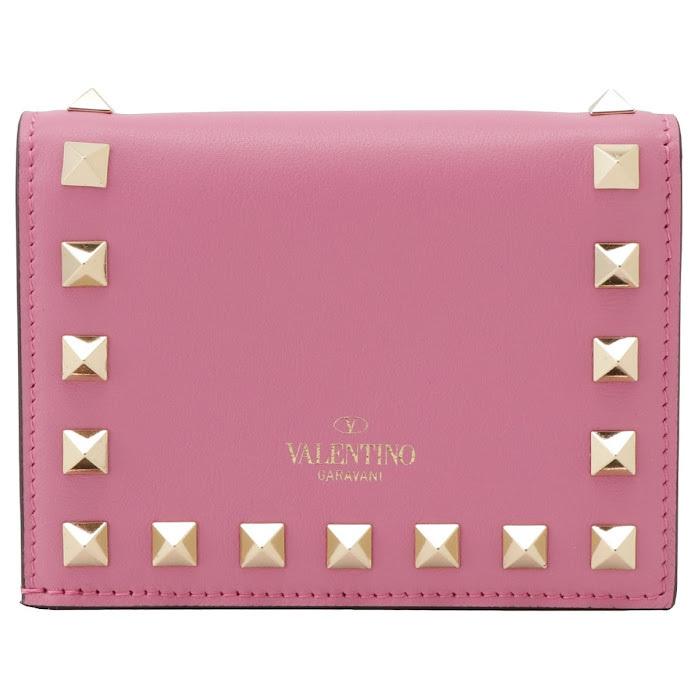 ヴァレンティノ VALENTINO ミニ財布 ピンク VALENTINO GARAVANI ヴァレンティノ ガラヴァーニ 財布 ミニ