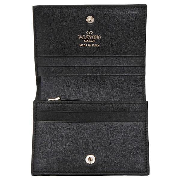VALENTINO スタッズ付き二つ折り財布 楽天市場】ヴァレンティノ 二つ折り財布 ロックスタッズ ミニ
