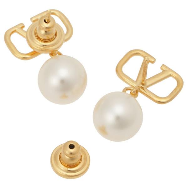 VALENTINO ヴァレンティノ ピアス 1W2J0E36 UXM 0O3 Vロゴ