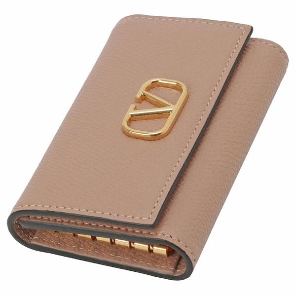 Valentino ベージュ レザー キーケース VALENTINO（ヴァレンティノ） キーケース VALENTINO 6連キーケース