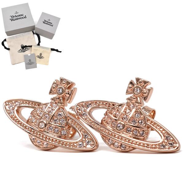 ヴィヴィアンウエストウッド ピアス Vivienne Westwood 62020033 MINI BAS RELIEF EARRINGS レディース ピンクゴールド 02G120