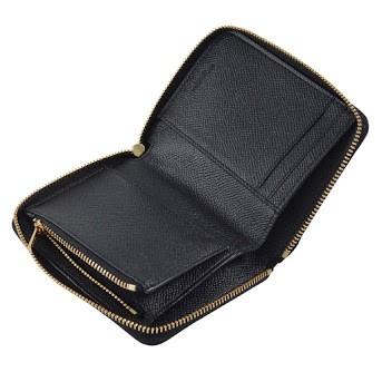 コーチ　折りたたみ財布　ブラック COACH（コーチ） 二つ折れ財布 折り畳み 29677 SMALL ZIP AROUND