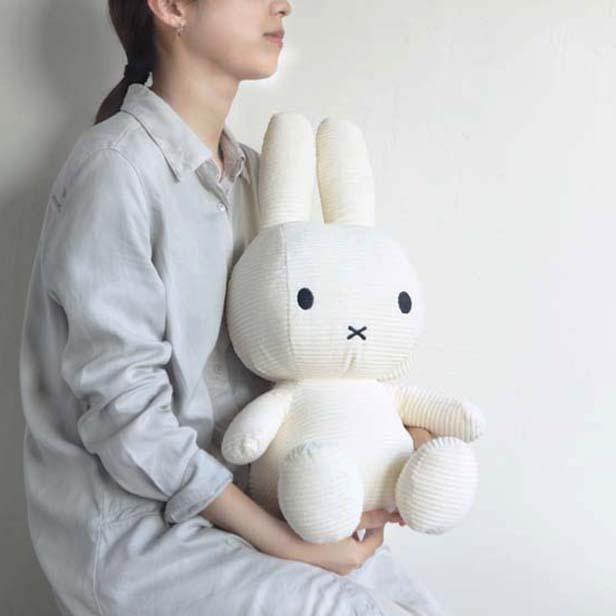 公式ショップ)コーデュロイぬいぐるみ ミッフィー50cm BON TON TOYS