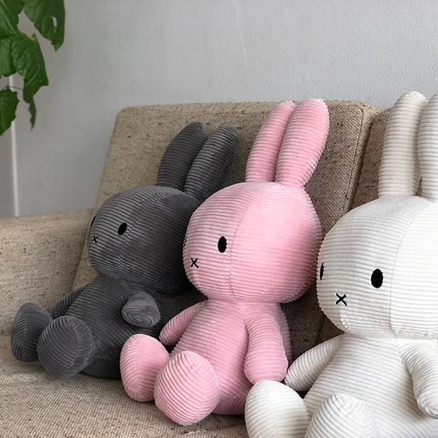 公式ショップ)コーデュロイぬいぐるみ ミッフィー50cm BON TON TOYS