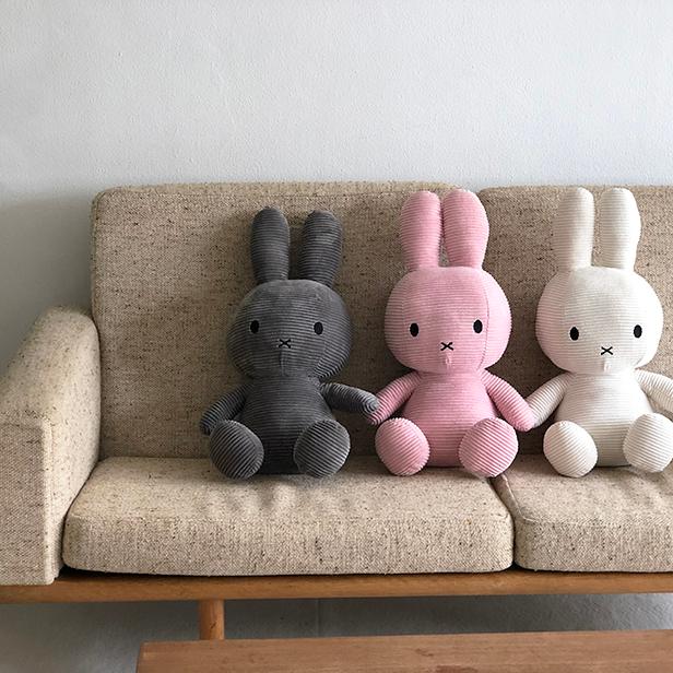 公式ショップ)コーデュロイぬいぐるみ ミッフィー50cm BON TON TOYS