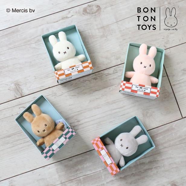 公式ショップ)しっとり質感 手のひらサイズミッフィーLuckyMiffy10cm