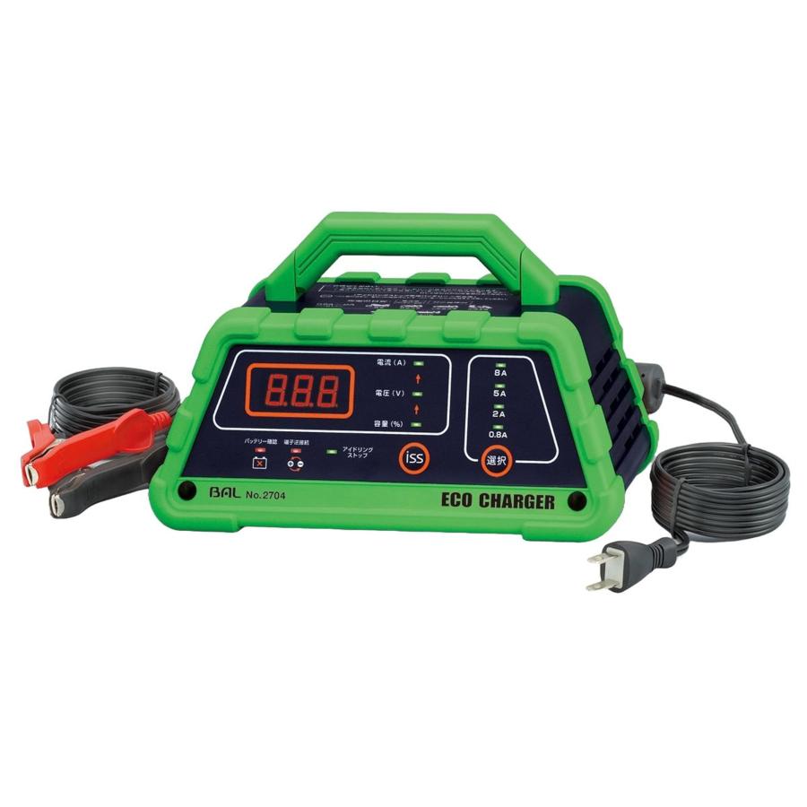 BAL(大橋産業) バッテリー 充電器 エコ チャージャー ECO CHARGER 12V