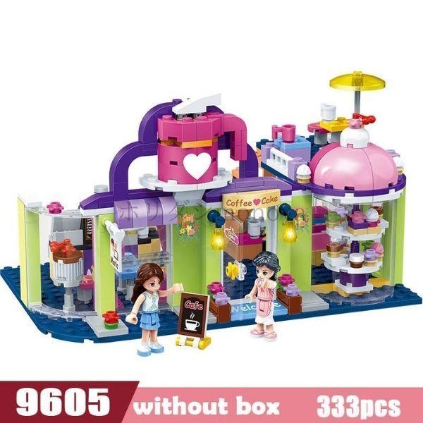 ブロック レゴ LEGO互換 フレンズ ビルディングブロック 女の子 ショップセット お店 屋台 遊園地 乗り物 玩具 プレゼント｜mare-shop｜03