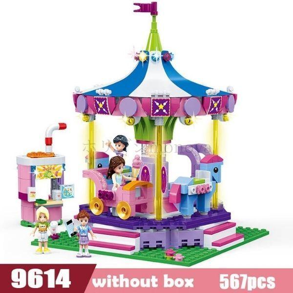ブロック レゴ LEGO互換 フレンズ ビルディングブロック 女の子 ショップセット お店 屋台 遊園地 乗り物 玩具 プレゼント｜mare-shop｜05