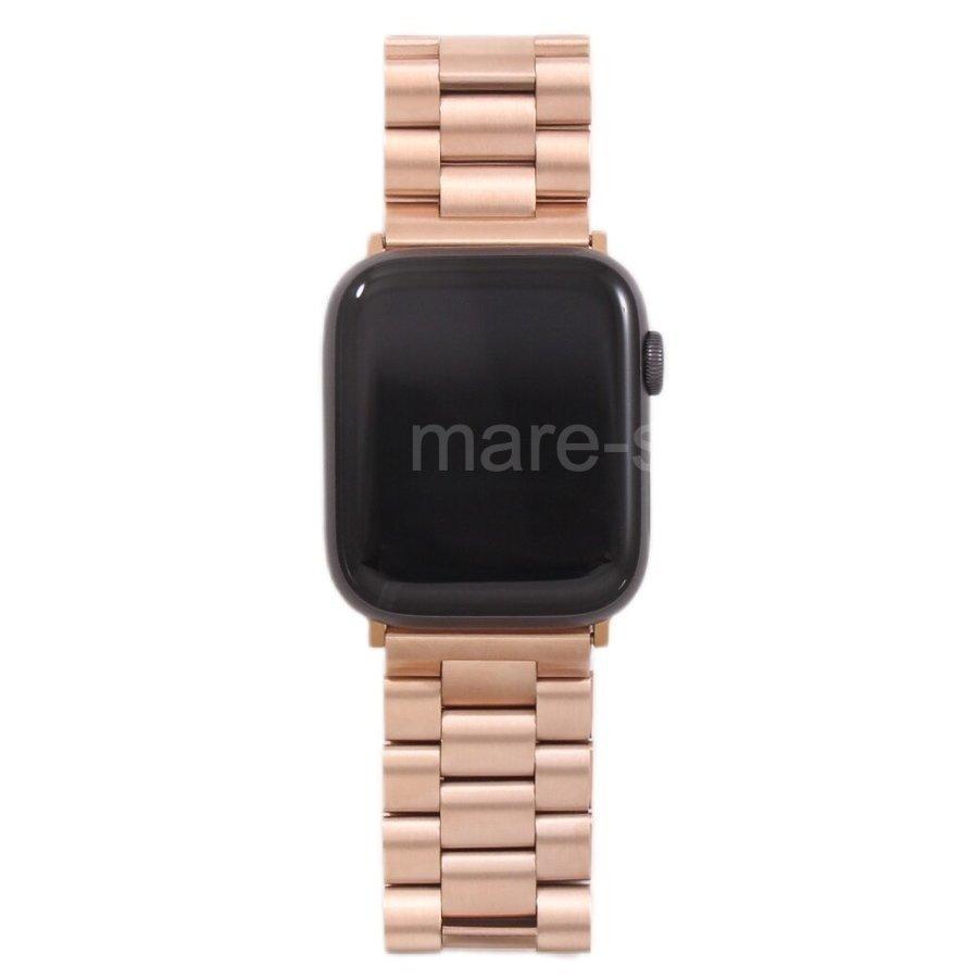 Apple Watch アップルウォッチ 6 5 4 3 2 1 バンド ベルト ステンレス シンプル 38 40 42 44mm全11色｜mare-shop｜10