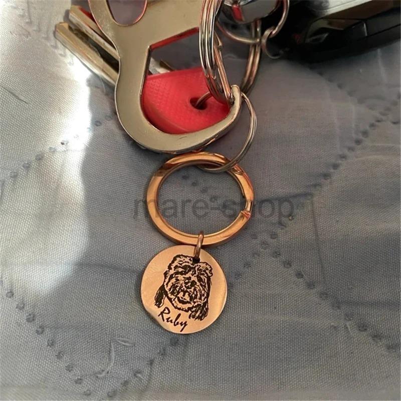 キーホルダー チャーム 犬 いぬ 猫 ねこ ペット 名入れ 名前入り 写真